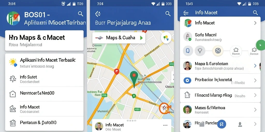 Antarmuka BOS01 yang menampilkan kondisi lalu lintas terkini.