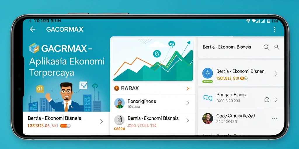 Tampilan antarmuka GACORMAX yang modern dan informatif.