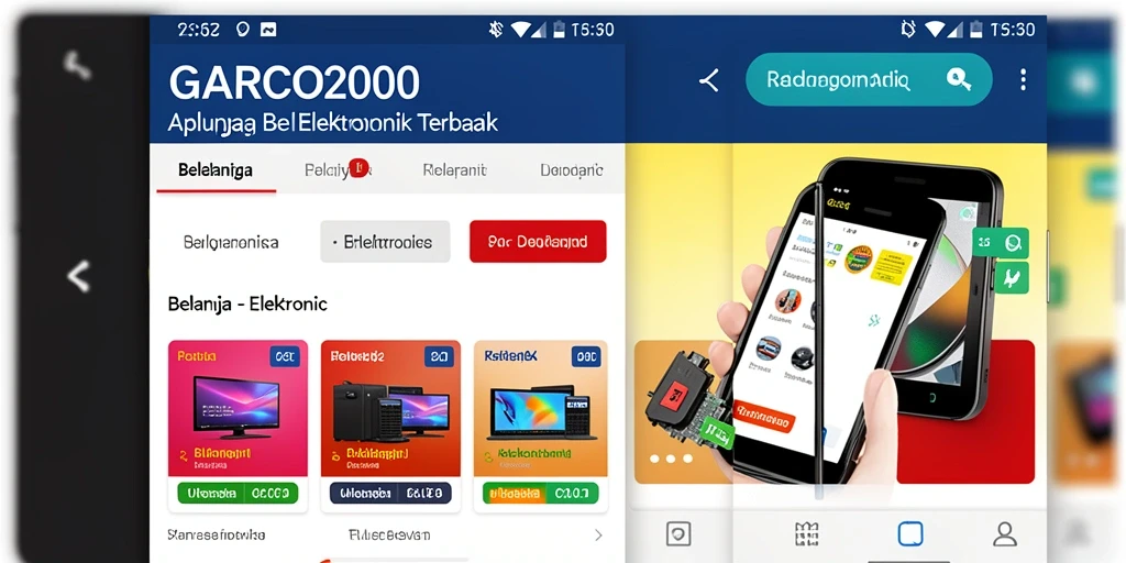 Antarmuka utama GARCO200 yang sederhana dan menarik.