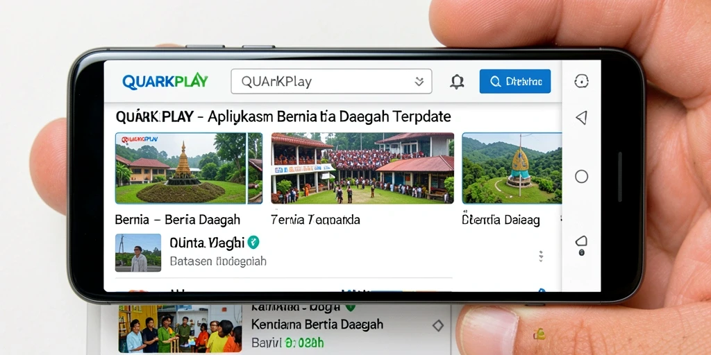Tampilan antarmuka QUARKPLAY yang menarik dan informatif.